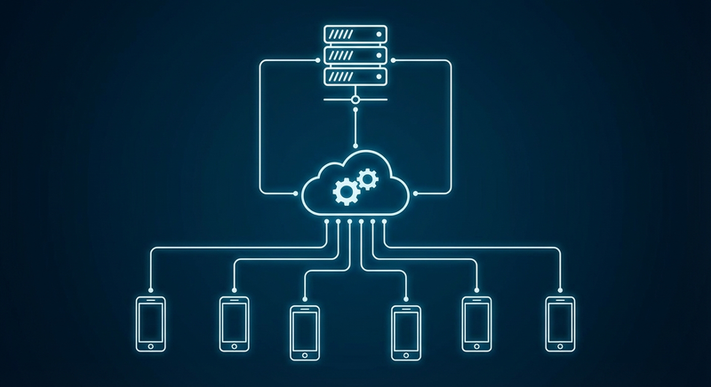 WhatsApp Business API architecture diagram showing Cloud API, ISV partner, and business integration layers